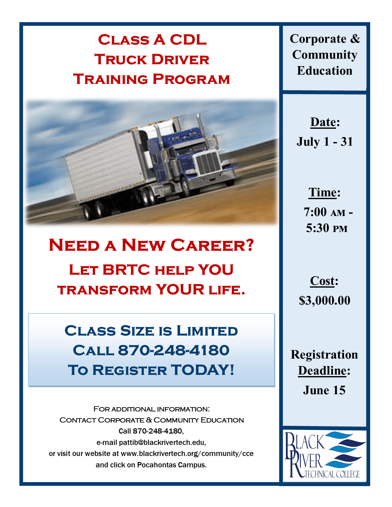 class a cdl training program class a cdl training program
